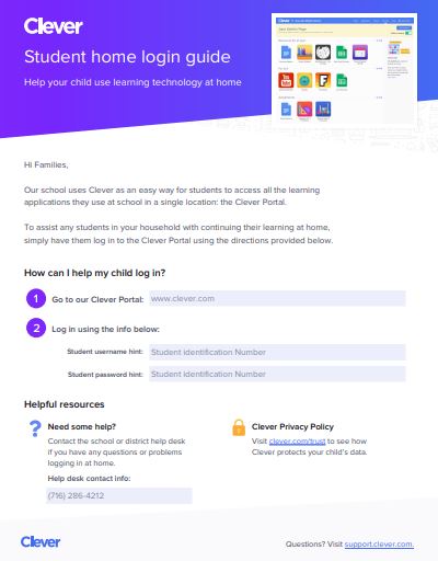 Clever Log-In Information 